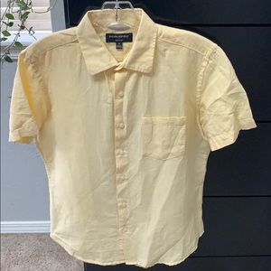 Yellow button up